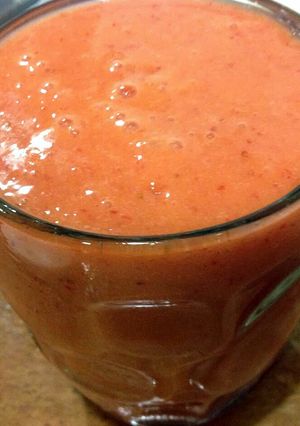 A picture of Elisa's Papaya Frappe.