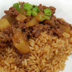 A picture of Minchee (Chinese Beef & Potato Hash).