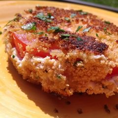 A picture of Country Fried Tomatoes.