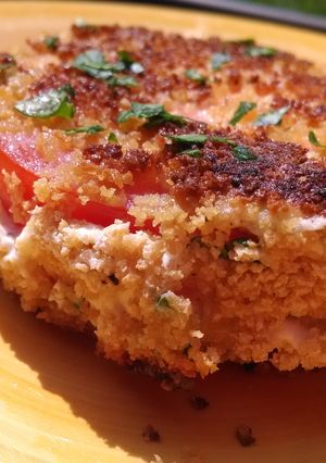 A picture of Country Fried Tomatoes.