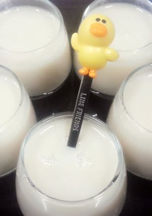 A picture of Homemade Soymilk.