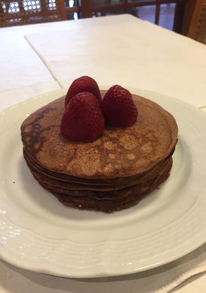 Una foto de Pancakes de banana (bajas calorias)