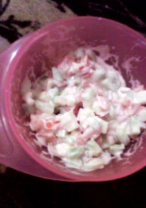 A picture of rainbow salad :-).