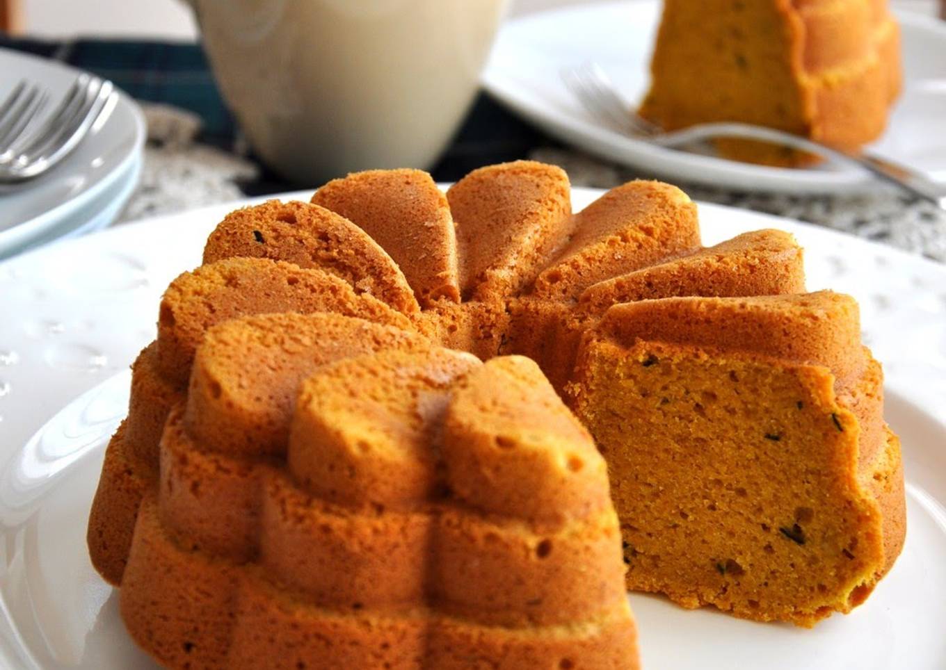 Banana & Kabocha Squash Cake