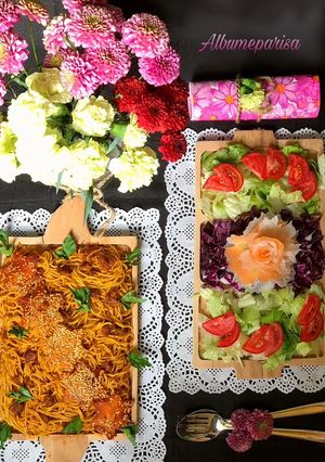عکسی از دستور دیزاین غذا وسالاد