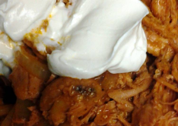 Slow Cooker Recipes for Achiote shredded chicken