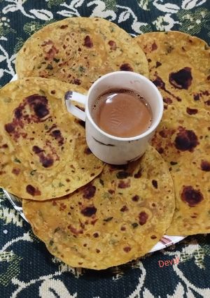 A picture of मेथी के (थेपले)पराठे.