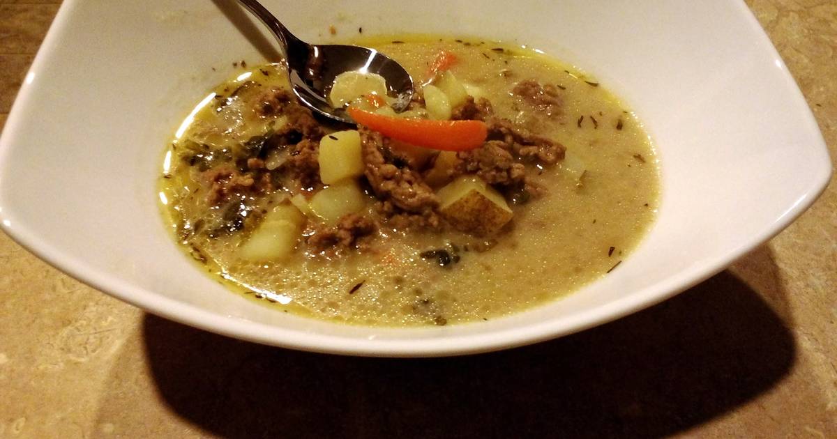 Beef and potato soup Recipe by Taylor Topp Comacho - Cookpad