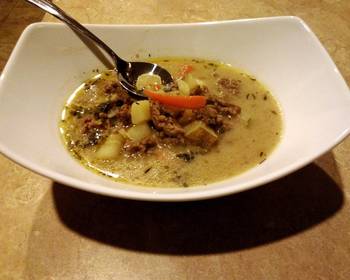 Easy Prepare Recipe Beef and potato soup Delicious Simple