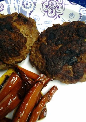 A picture of Meat patti.