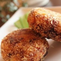 A picture of Croquettes Full of Mushrooms and Sweet Potatoes.