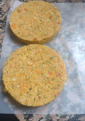 Una foto de Hamburguesas de Garbanzos a mi manera