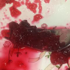 A picture of Homemade Cranberry Sauce.