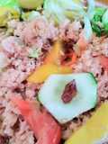 Ensalada con mango y frutos secos
