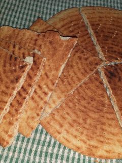 صورة لوصفة كسرة رخسيس بزيت الزيتون 🤩