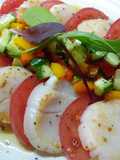 Seared Scallops Carpaccio