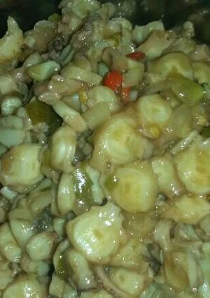 Foto resep Gurita saus tiram ala lulu😍😍🐙🐙🐙