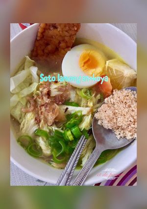 Foto resep Soto lamongan +koya