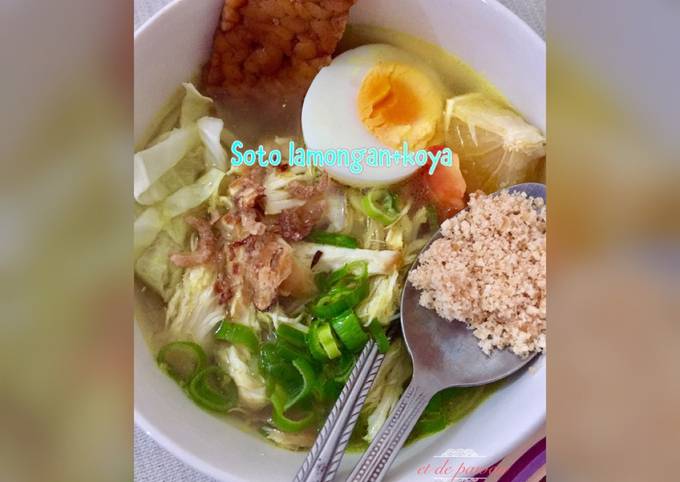 Soto lamongan +koya