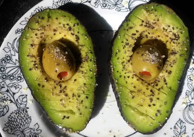 Easiest Way to Prepare Ultimate Avocado w/ olive juice