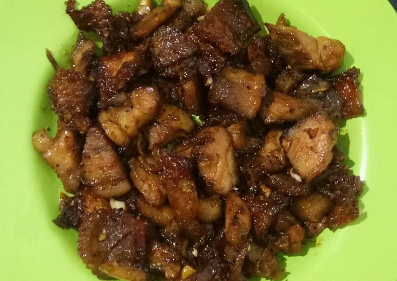 Babi bumbu asin
