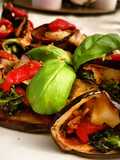 Rollitos de berenjena