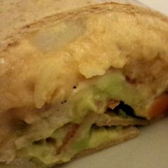 A picture of Chicken and Potato Burrito.