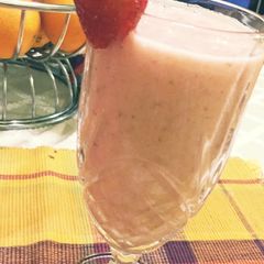 A picture of Strawberry Banana Smoothie (all Natural).