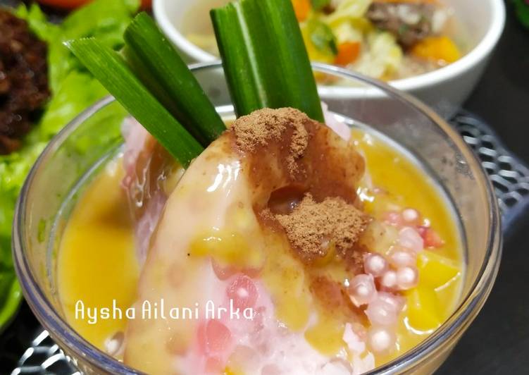 Cara mudah Menyiapkan Dessert Manis Mutiara nangka, Lezat