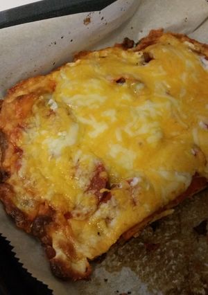 A picture of Low Carb "Fathead" Pizza.