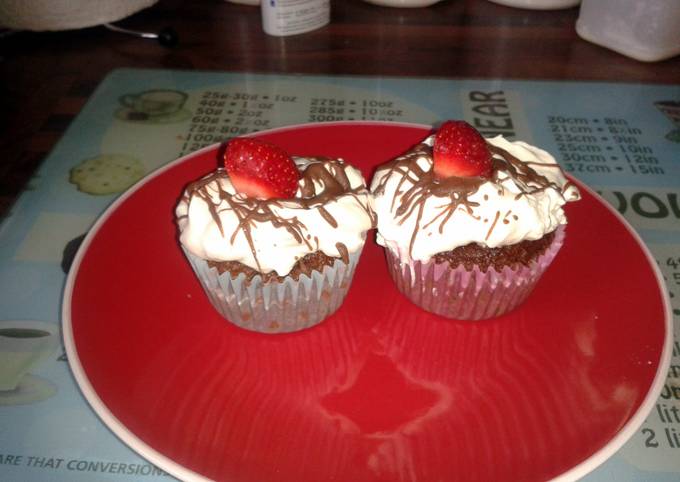 Recipe of Homemade chocolate cupcakes