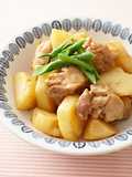 Simmered Chicken & Potatoes in Vinegar and Sesame Sauce
