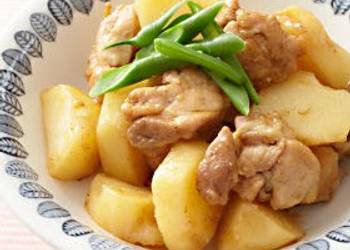 Popular Recipe Simmered Chicken  Potatoes in Vinegar and Sesame Sauce Delicious and Healthy Popular Recipe Simmered Chicken  Potatoes in Vinegar and Sesame Sauce Delicious and Healthy