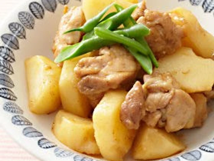 Easy Steps to Make Simmered Chicken & Potatoes in Vinegar and Sesame Sauce the Awesome  Makes you drool