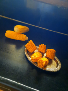 A picture of Masala corn cob.