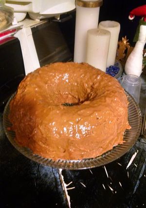 A picture of Easy caramel cake.