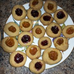 A picture of Thumbprint Cookies.