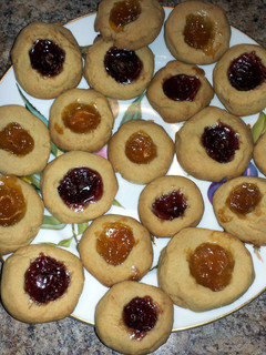 A picture of Thumbprint Cookies.