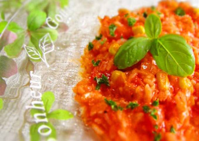 Easiest Way to Make Award-winning Easy Lunch in 10 Minutes - Summery Tomato Risotto