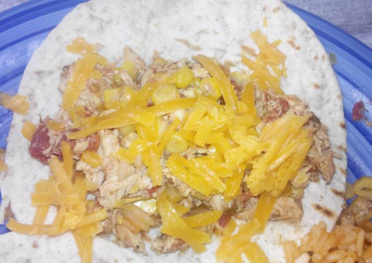 Recipe of Any-night-of-the-week Slow cooker chicken tacos