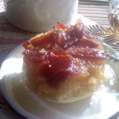 A picture of Maple bacon pancake muffins.