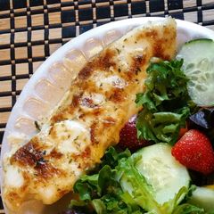 A picture of Broiled Parmesan tilapia.