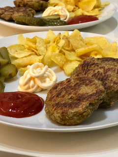Una foto de Hamburguesa de pollo en Thermomix