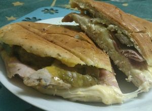 Una foto de Sándwich cubano