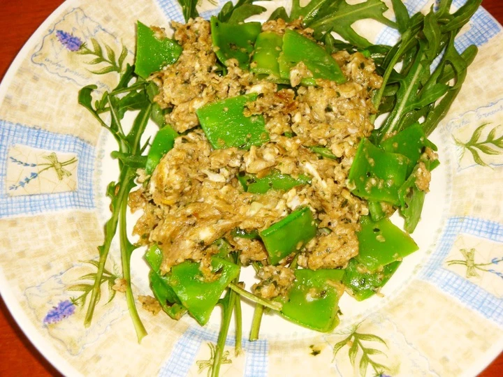 Recipe Scrambled Eggs a la Genovese which Delicious