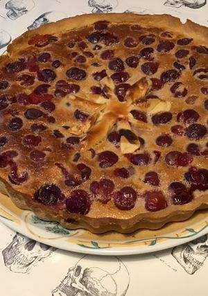 Une photo de Tarte aux cerises (pâte brisée épeautre et cerise)
