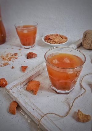 صورة لوصفة عصير الدوم (صنف من ثمار النخيل)