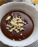 Natillas de chocolate con mantequilla de maní
