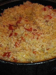 A picture of Homestyle Spanish Rice.