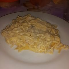 A picture of Pasta caruso.
